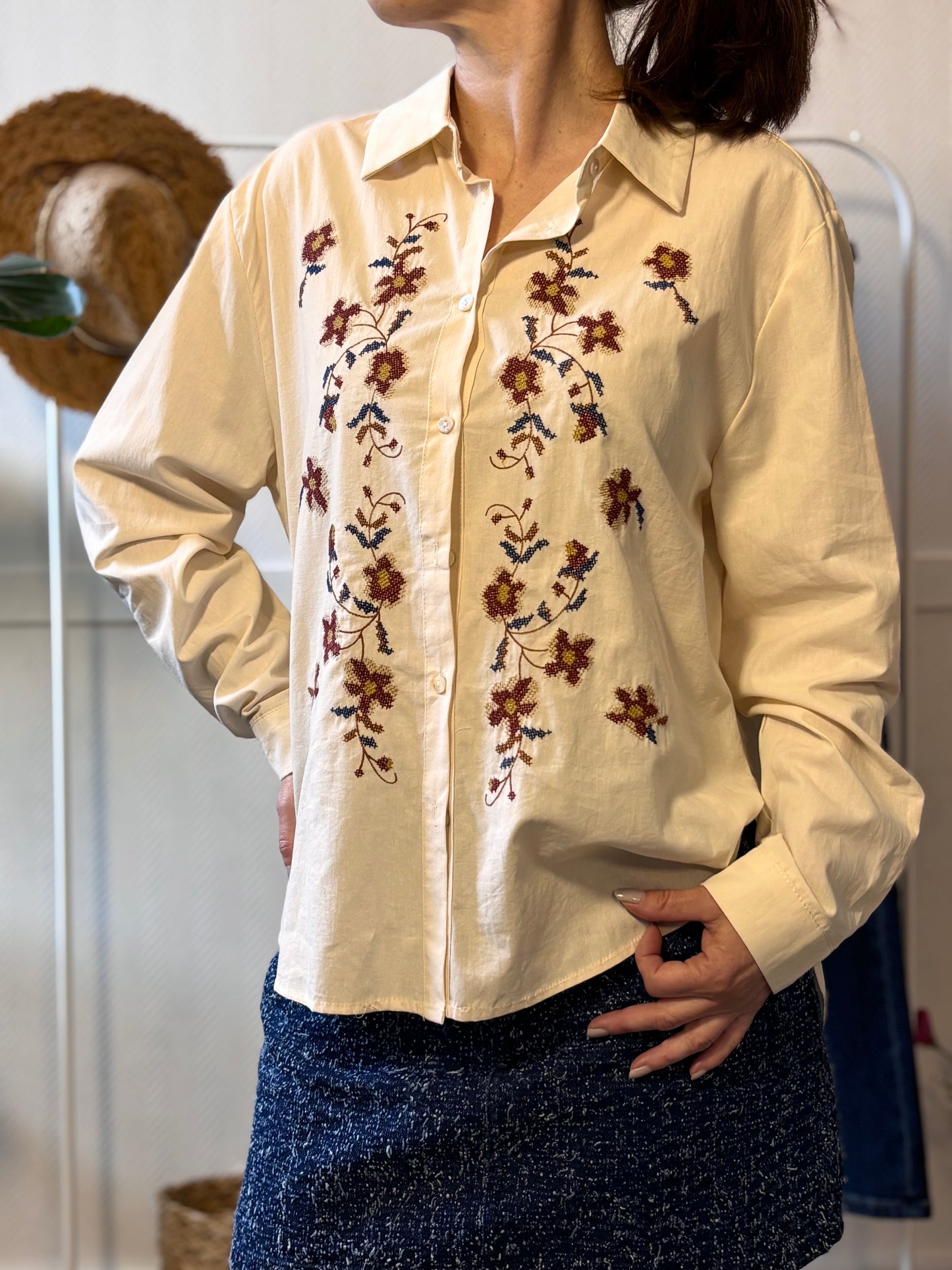 Off-white floral shirt