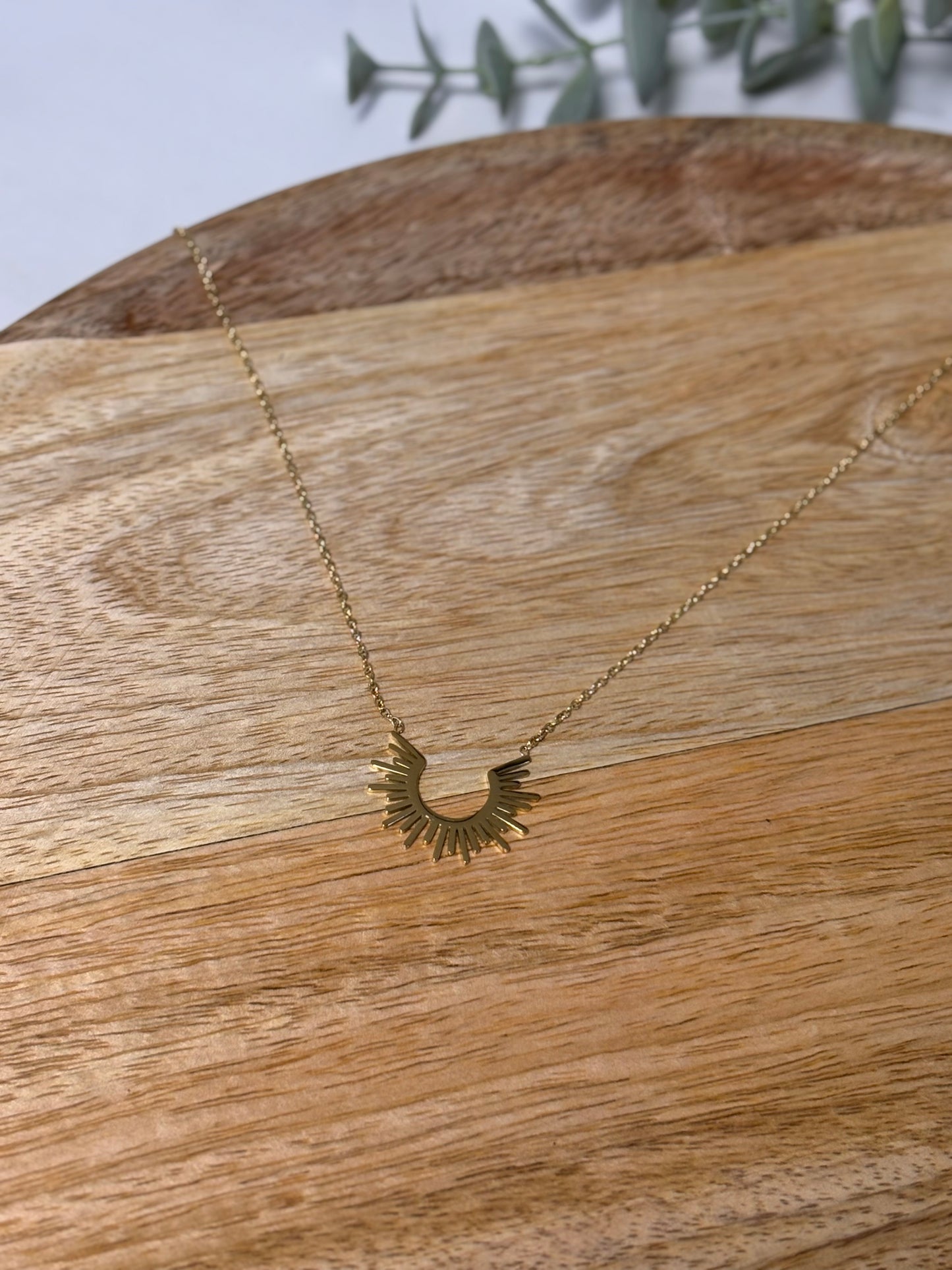 Sun necklace