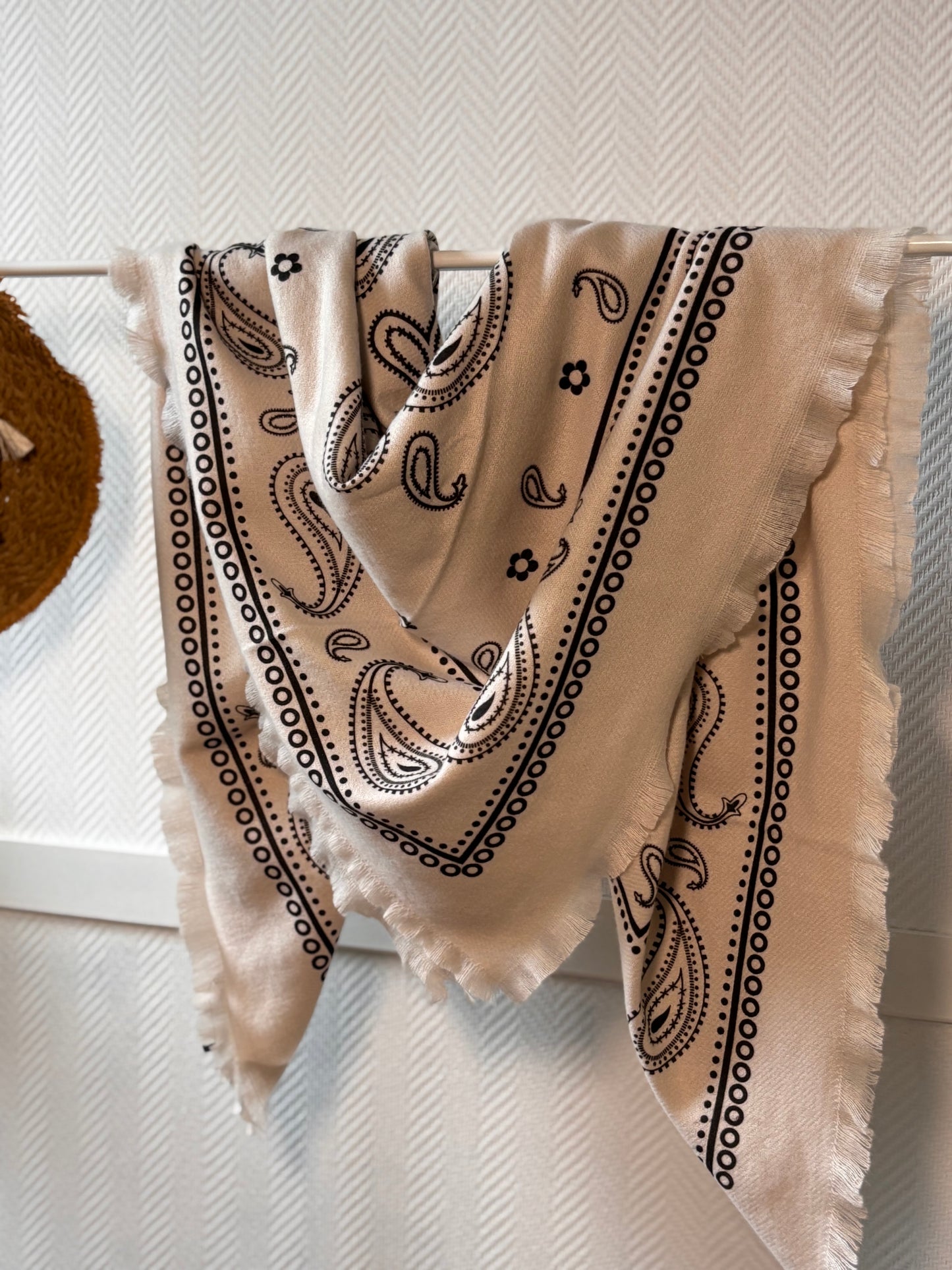 Foulard style bandana Beige