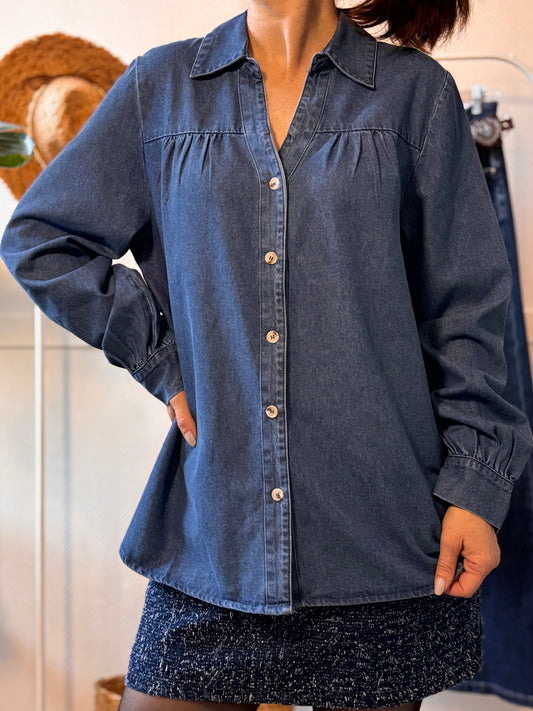 Denim blouse