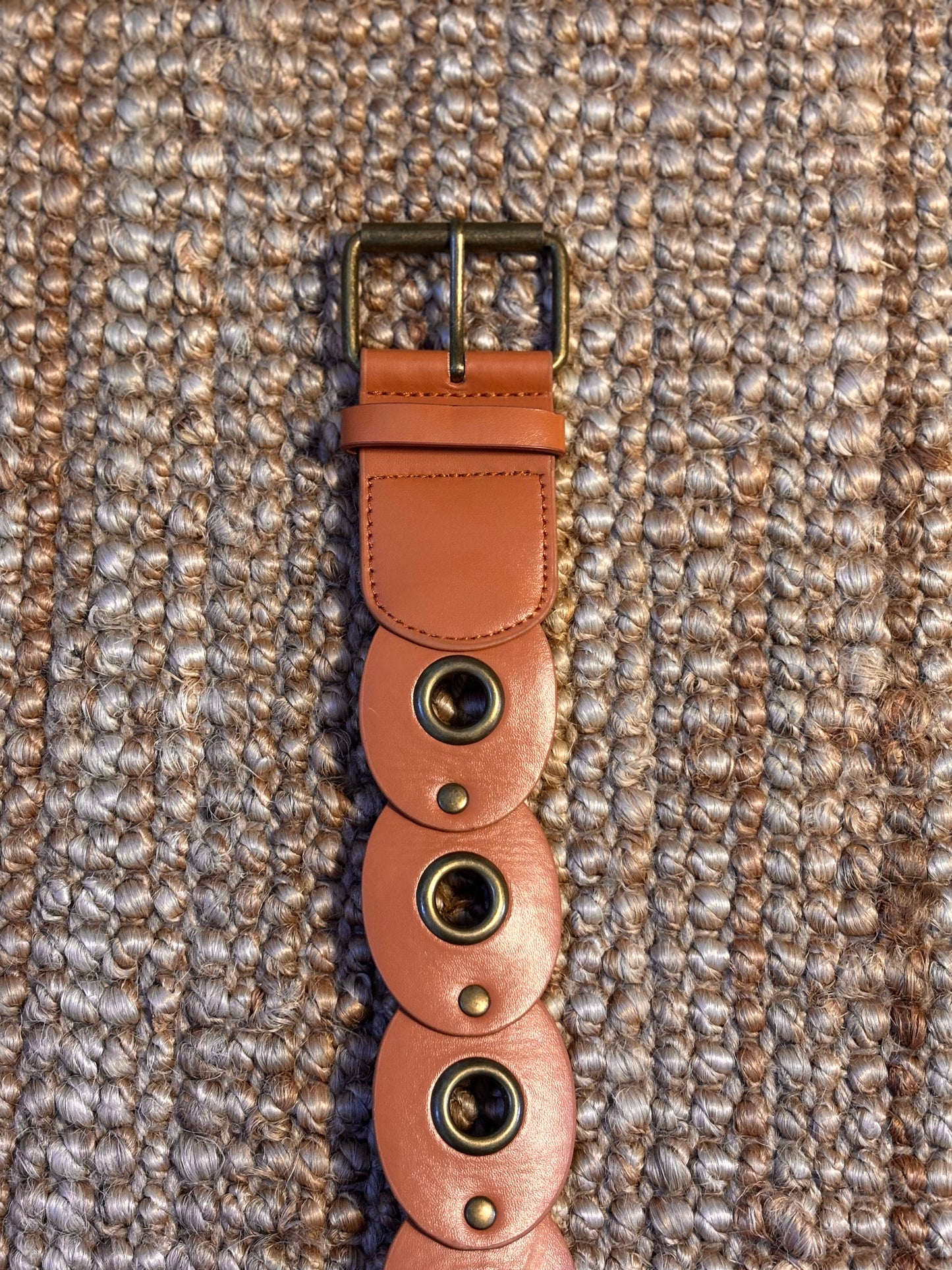 Ceinture à anneaux métalliques