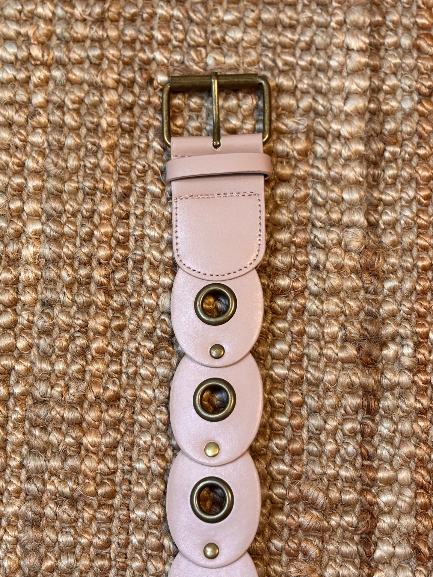 Ceinture à anneaux métalliques