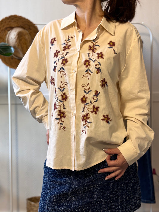 Off-white floral shirt