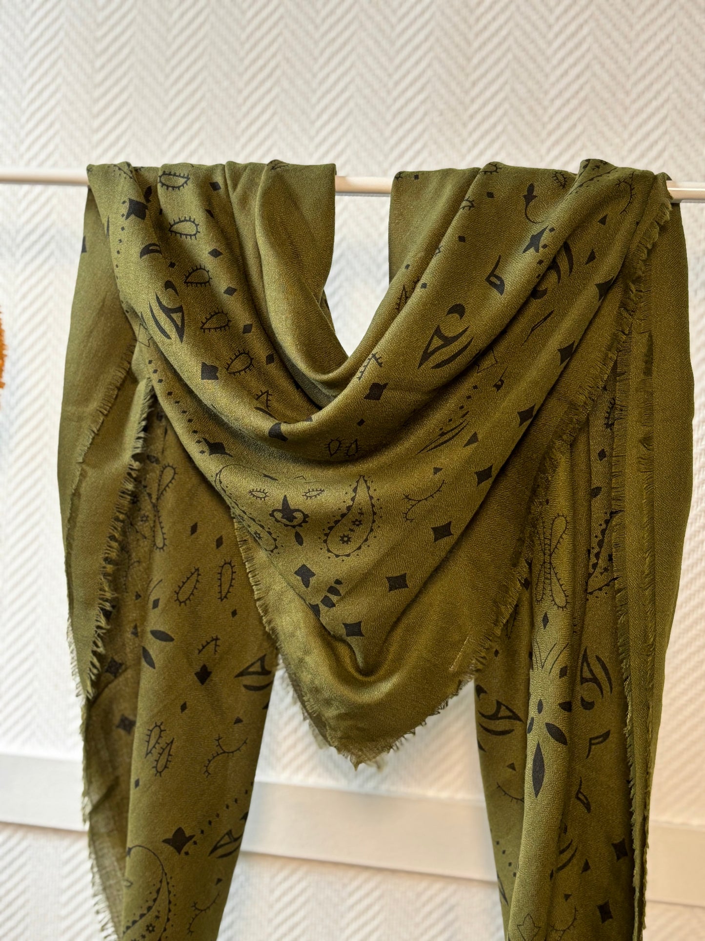 Foulard style bandana Kaki