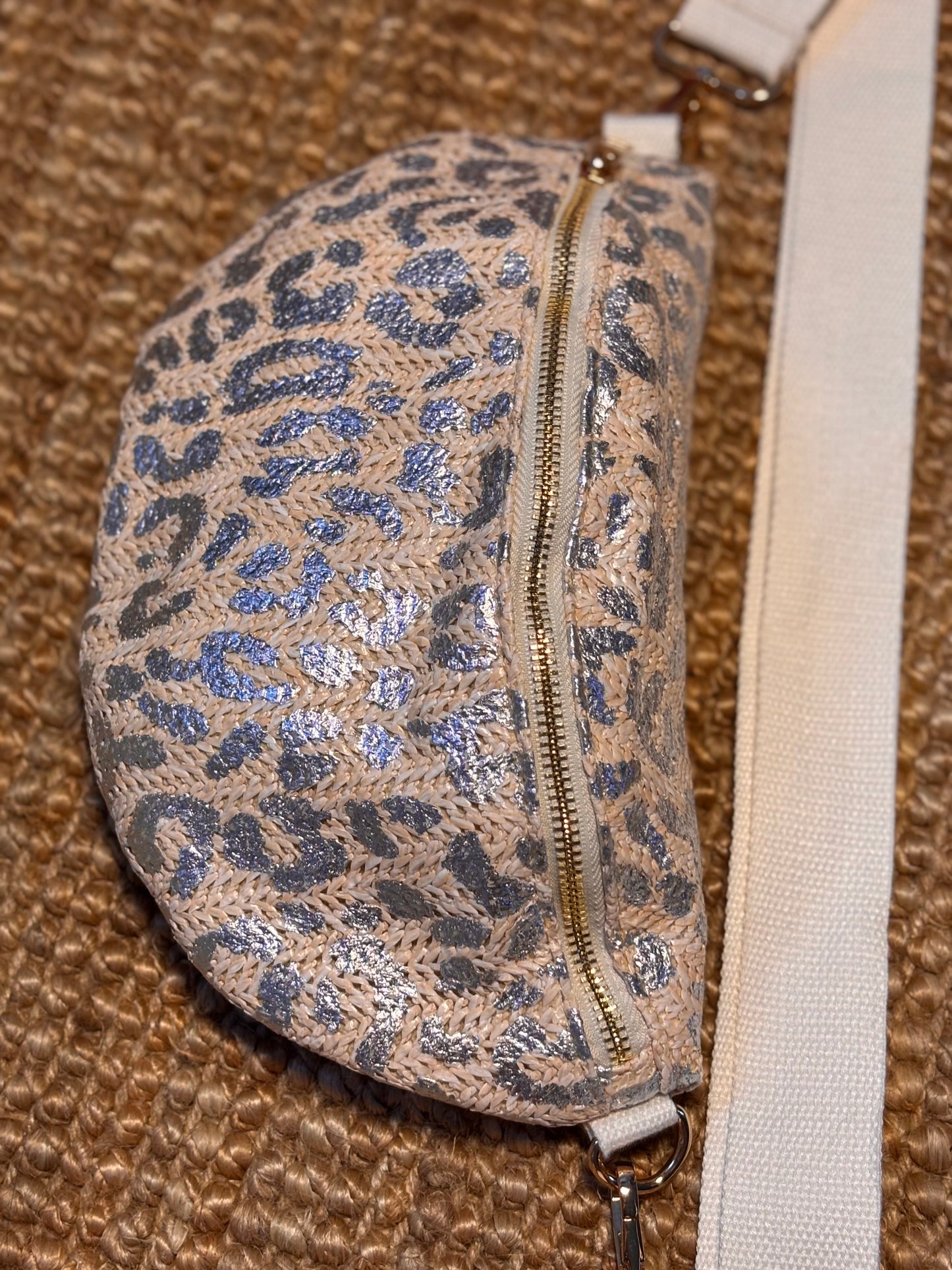 Glittery leopard banana