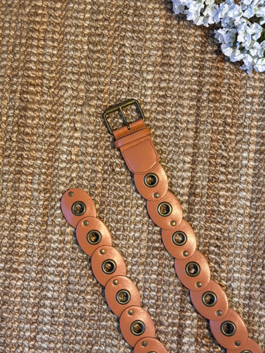 Ceinture à anneaux métalliques