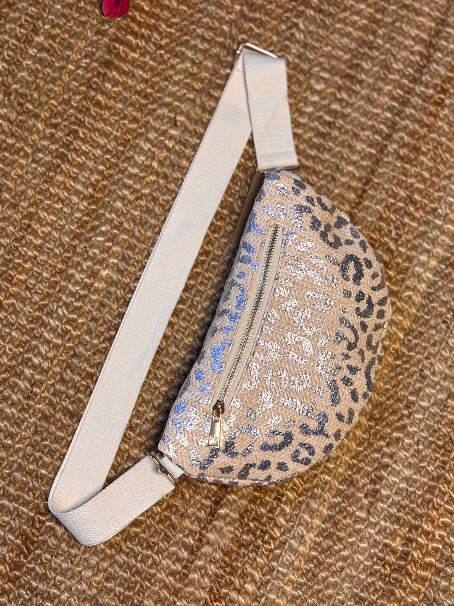 Glittery leopard banana