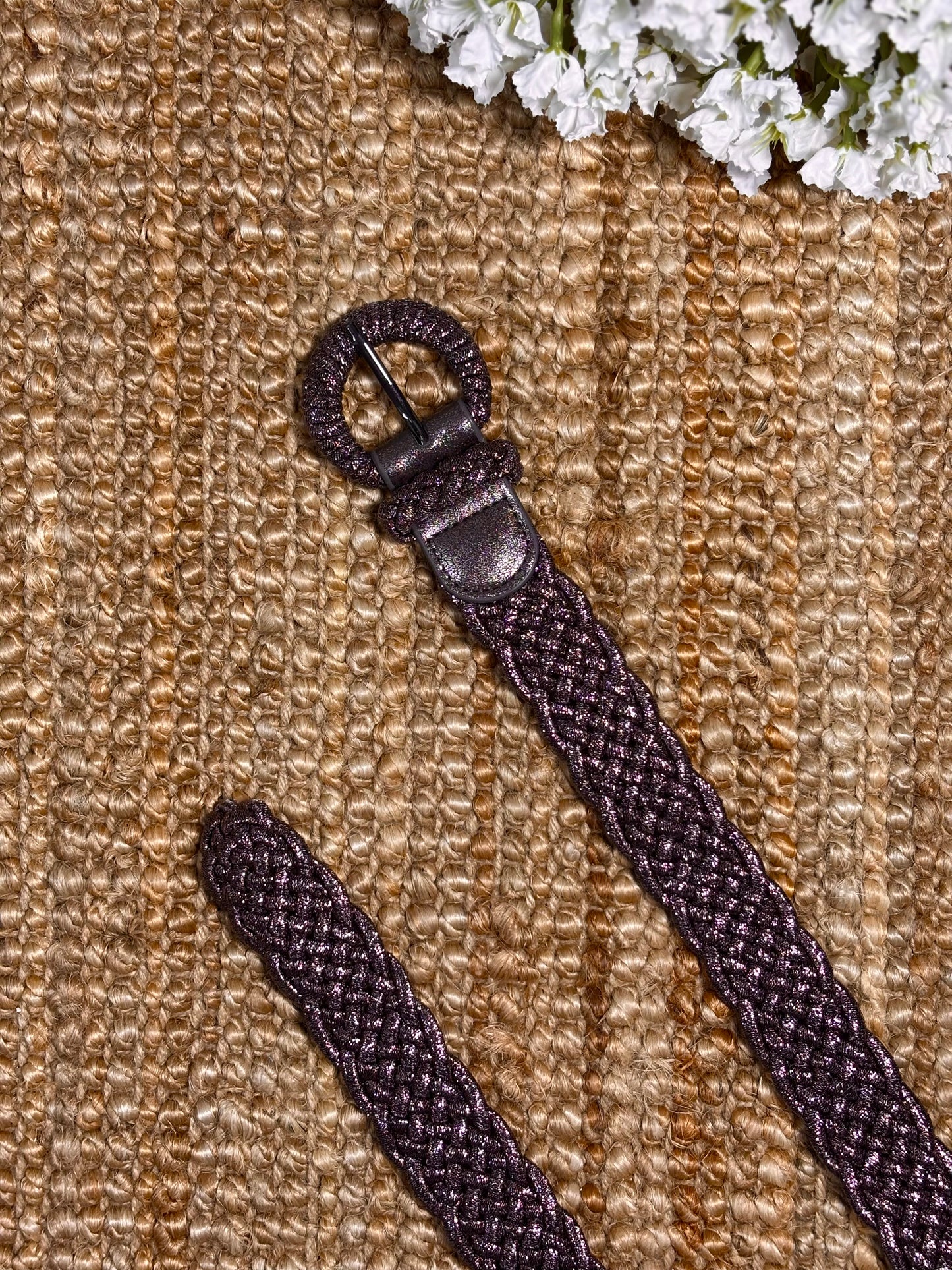 Ceinture tressée