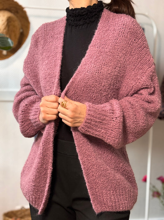 Gilet large en maille