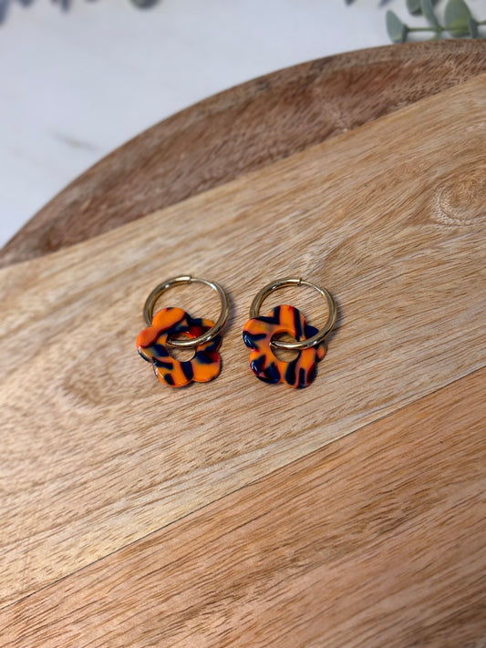 Boucles d'oreilles fleurs