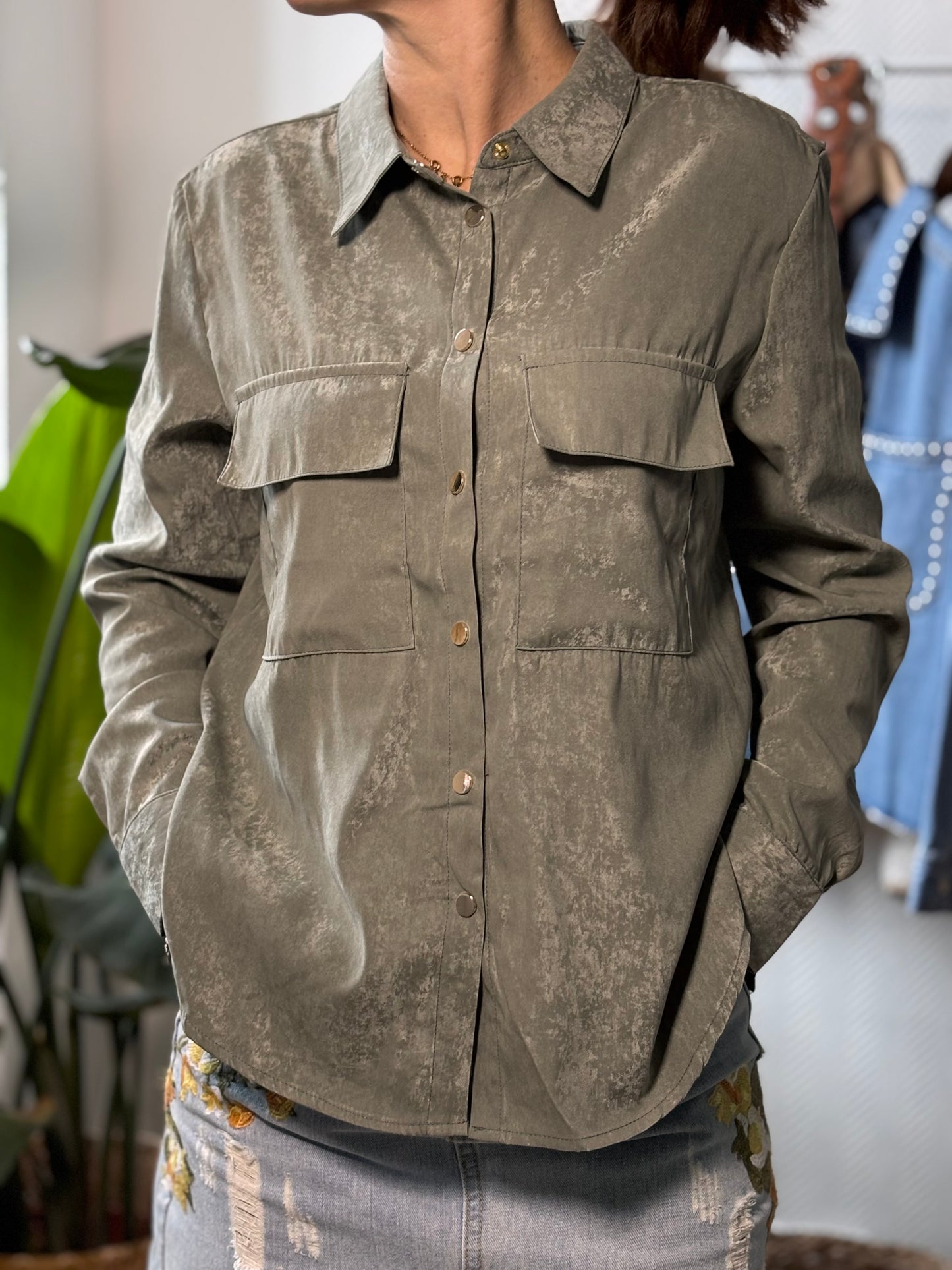 Chemisier kaki Tiffosi