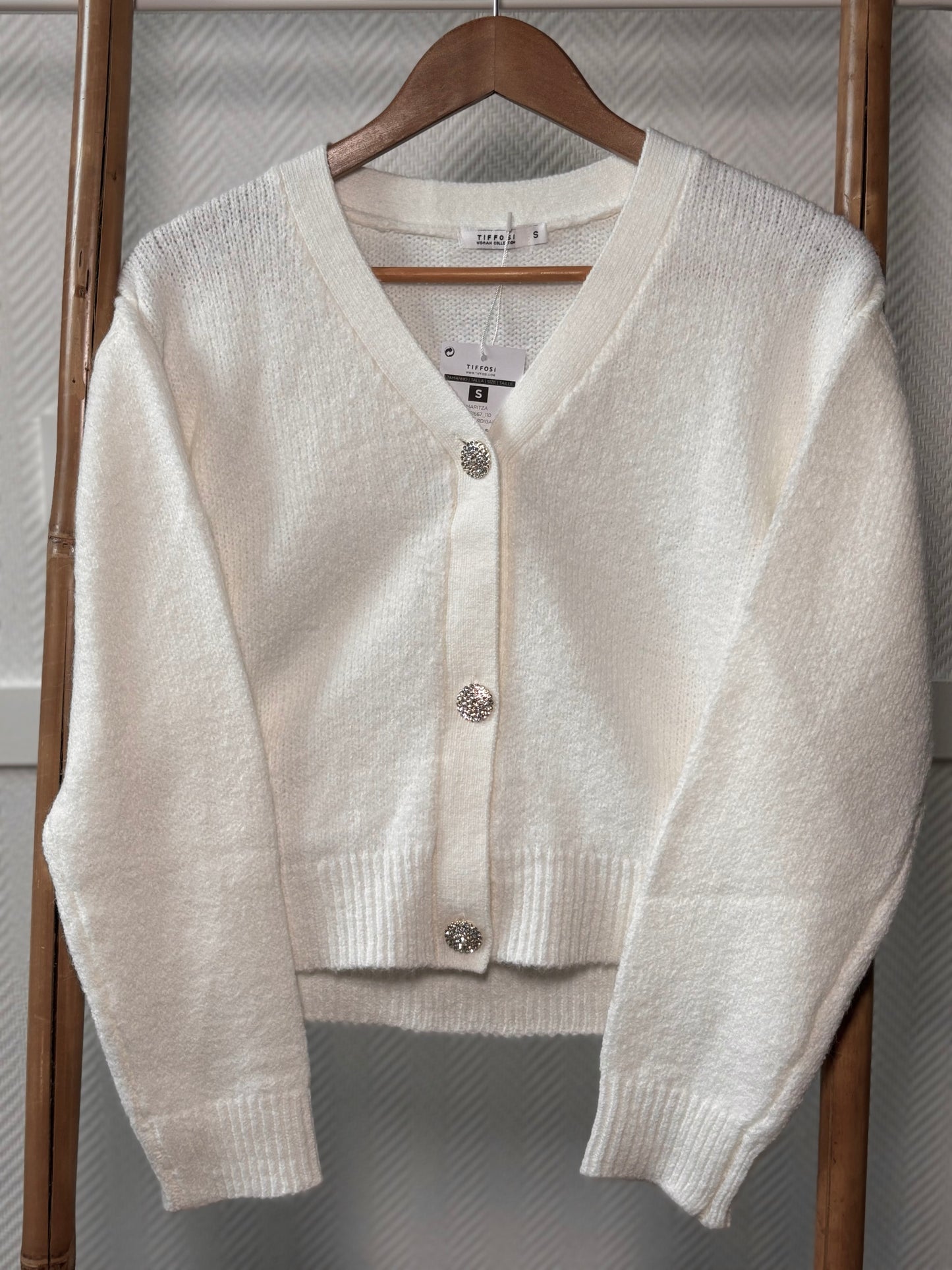 Cardigan blanc Tiffosi